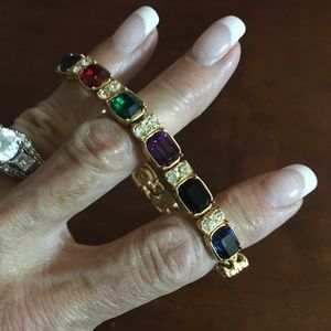 Multi-colored Stone Bracelet